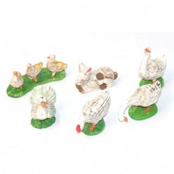 ANIMALI DA CORTILE SET 6 PEZZI -