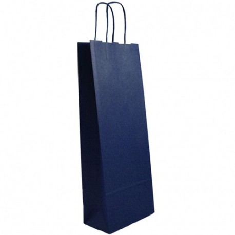 BORSA IN CARTA 12X9X39CM BLU