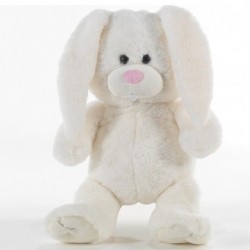 PELUCHE BIANCONIGLIO SEDUTO 30CM - 07825