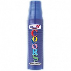 BICCHIERI DOPLA BLU 200CC 50PZ.