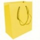 SHOPPER IN CARTA 27X37+12CM GIALLO M/