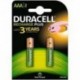 BATTERIA DURACEL RICARICABILE AAA/2