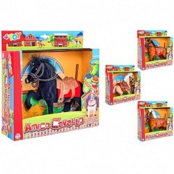 ANIMALI CAVALLO FLOCCATO 20CM - 37552