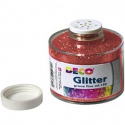 GLITTER BARATTOLO ML150 ROSSO CWR