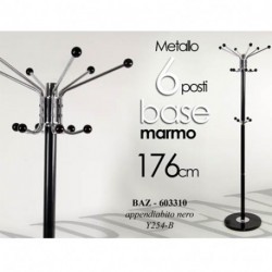 APPENDIABITO 176CM NERO 6 POSTI