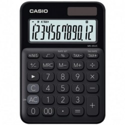 CALCOLATRICE CASIO 12 CIFRE NERO