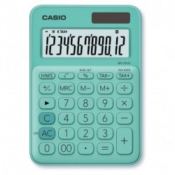 CALCOLATRICE CASIO 12 CIFRE VERDEPASTELL