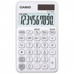 CALCOLATRICE CASIO 10 CIFRE BIANCO