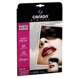 CARTA FOTO CANSON A4 GLOSSY 270GR