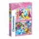 CLEM PUZZLE 2X20 PRINCESS - 24751