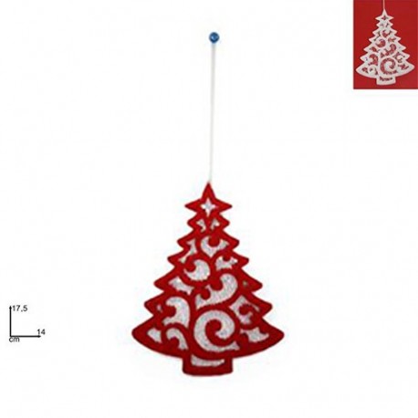 APPENDINO ALBERO 17.5CM FELTR0 2 COL.