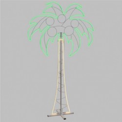 PALMA H200CM NEON  LED CLASSIC & VERDE