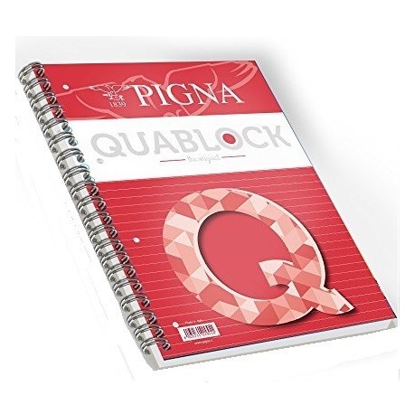 QUABLOCK A4 1R SPIRALATO FORATO 120F. 80