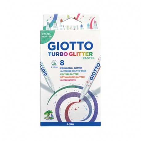 PENNARELLI GIOTTO TURBO 8PZ GLITTER PAST