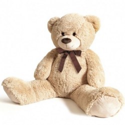 ORSO BEIGE 100CM C/FIOCCO  - 25231