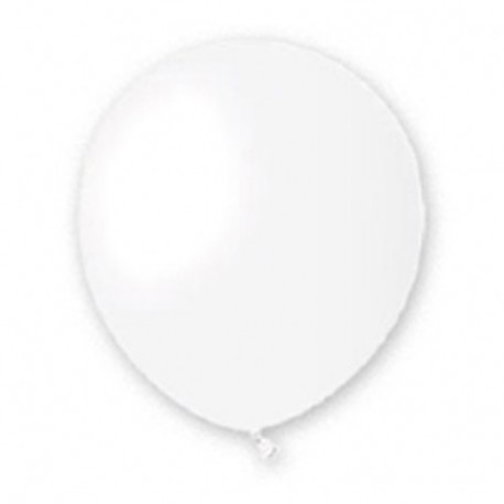 PALLONCINI 5" (CM.13) BIANCHI 100PZ.