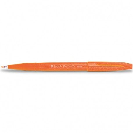 PENNARELLO BRUSH SING PEN PENTEL ARANCIO