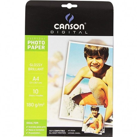 CARTA FOTOGRAFICA GLOSSY 10F A4 180G