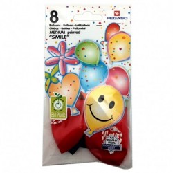8 PALLONCINI SMILE BIODEGRADABILI