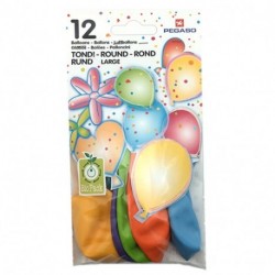 12 PALLONCINI LARGE BIODEGRADABILI