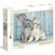 CLEM PUZZLE 500 CAT & BUNNY - 35004.9