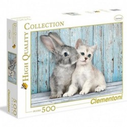 CLEM PUZZLE 500 CAT & BUNNY - 35004.9