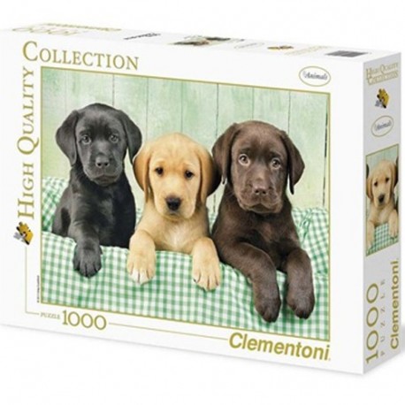 CLEM PUZZLE  1000 I TRE LABRADOR-THREE L