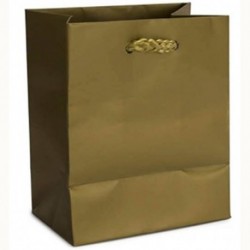 SHOPPER T/U 22X29+10CM GOLD MANICO