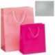 SHOPPER IN CARTA 36X41+2CM SILVER MANICO
