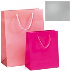 SHOPPER IN CARTA 36X41+2CM SILVER MANICO
