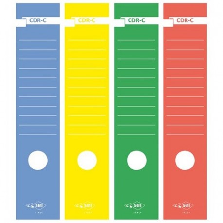 CRD COPRIDORSO ADESIVO GIALLO 7CM PER