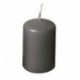 CANDELA MOCCOLO 80X47MM GRIGIO