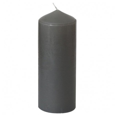 CANDELA MOCCOLO 280X90MM GRIGIO