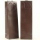 SHOPPER PER BOTTIGLIA 12X39+9 MARRONE