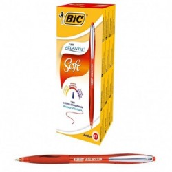 PENNA BIC ATLANTIS SOFT ROSSA PUNTA MEDI