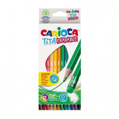 PASTELLI CARIOCA TITA CANCELLABILI 12PZ