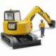 BURDER CAT MINI SCAVATORE CON FIGURA