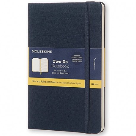 MOLESKINE NOTEBOOK TWO GO 5X18 BLU -
