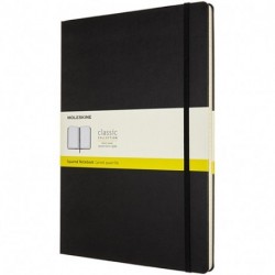 MOLESKINE TACCUINO RIGIDO A4 QUAD. NERO