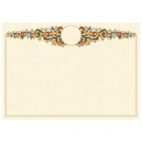 CARTA DIPLOMA PERGAMENA DECORATA