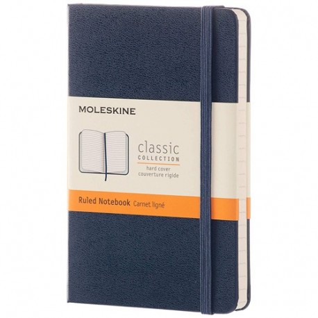 MOLESIINE NOTEBOOK 1R 9X14 RIGIDO BLU -