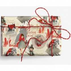 CARTA REGALO PIEGATA CAPPUCCETTO ROSSO