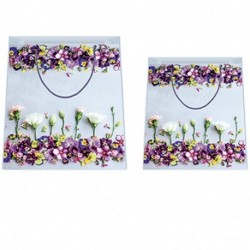 SHOPPER 26X32X12CM FLOWERS L -