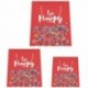 BORSA IN CARTA 18,5X23X10CM BE HAPPY M