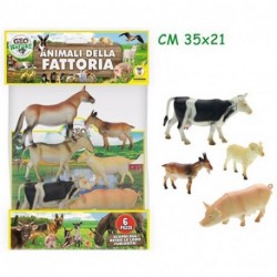 Z/ ANIMALI DEL MONDO FATTORIA 6 PZ -