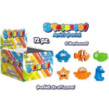 Z/ STRIZZOSI ANIMALI MARINI 14CM  -