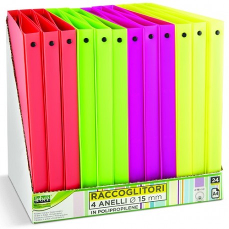 RACCOGLITORE D.15 4 ANELLI NEON - 80979