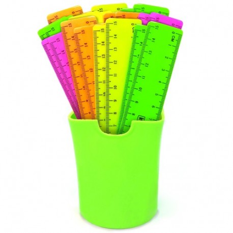 RIGHELLO 15 CM NEON 36PZ - 81070