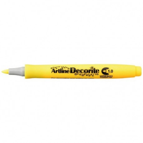 PENNARELLO ARTLINE DECORITE P/T GIALLO