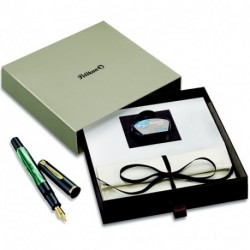 KIT PELIKAN STILO M200 GREEN MARBI M